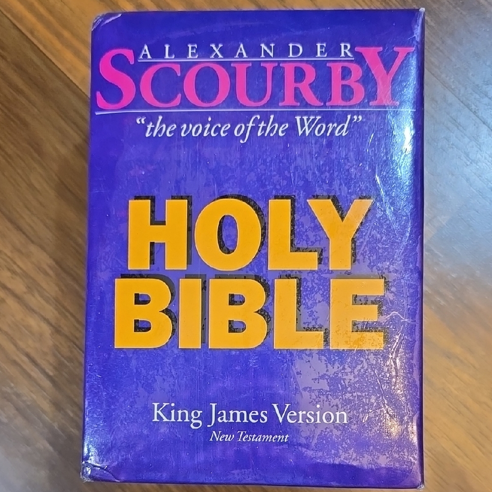 Alexander Scourby Holy Bible King James Version New Testament on cassette